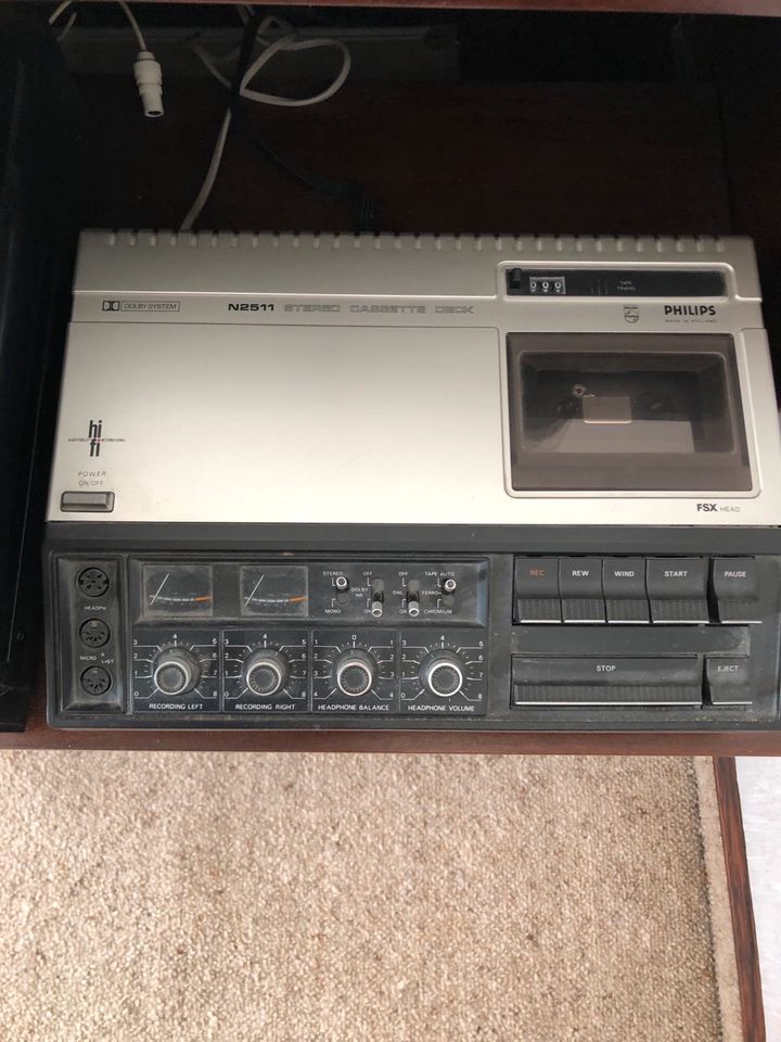 Philips N2511 Stereo Cassette Deck in Holzminden