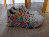 SKECHERS Weiß mit Herzen❤️ Gr.36 Bielefeld - Bielefeld (Innenstadt) Vorschau