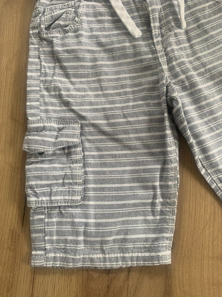 TOPOLINO CARGO SHORTS/ KURZE HOSE- JUNGEN- GRÖSSE 128- GRAU in Kamen