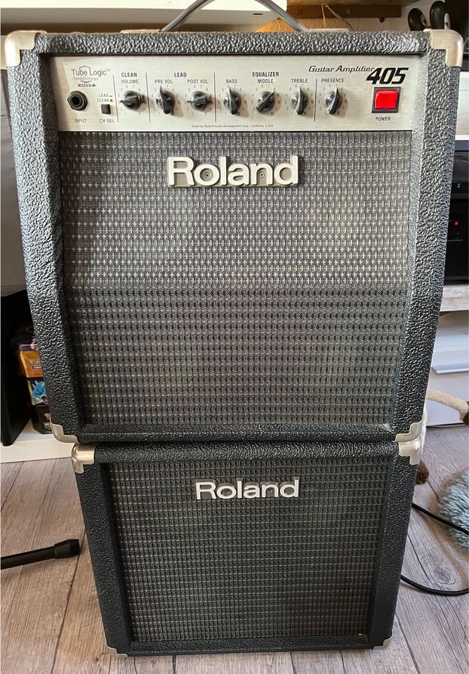 Roland Gitarren Verstärker (Amp Topteil) + Box GC-405X in Solingen