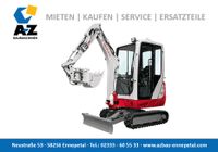 Takeuchi TB 216 Minibagger | 1900 kg | MIETEN Nordrhein-Westfalen - Ennepetal Vorschau