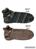 #10 #11 gestrickte Sneaker Socken Gr. 46 47 ** 75% Schurwolle Niedersachsen - Boffzen Vorschau