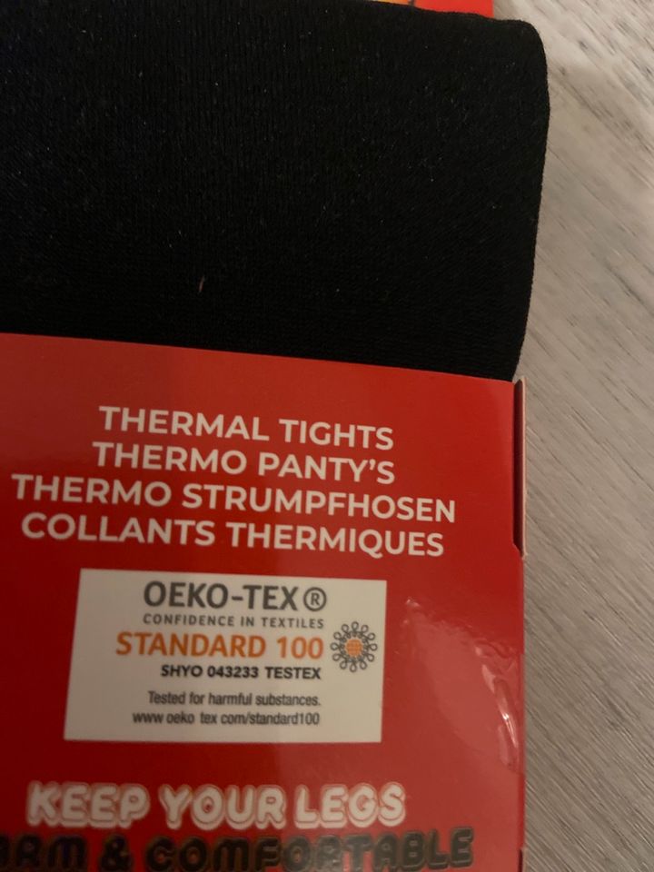 1 THERMO STRUMPFHOSE GR.S/M•NEU•BAUMWOLLE•SCHWARZ in Hamburg