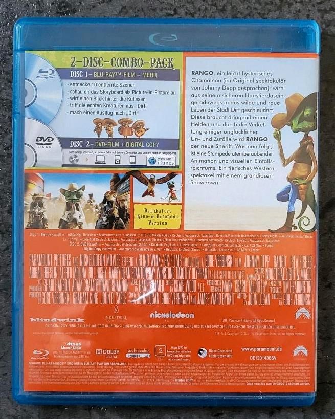 ► Bluray Hotel Transsilvanien 1+2 Rango Pets Lego Movie in Lübeck