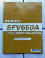 Suzuki SFV650A - Zusätzliche Wartungsanleitung Reparaturanleitung Baden-Württemberg - Schriesheim Vorschau