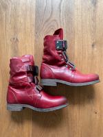 FLY London Stiefel Boots rot Leder Gr. 39 mit Etikett und Karton Hamburg-Mitte - HafenCity Vorschau