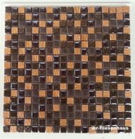 Feinsteinzeug Naturstein Mosaik Freedom Brown Braun Gold 30x30cm Brandenburg - Groß Schacksdorf- Simmersdorf Vorschau