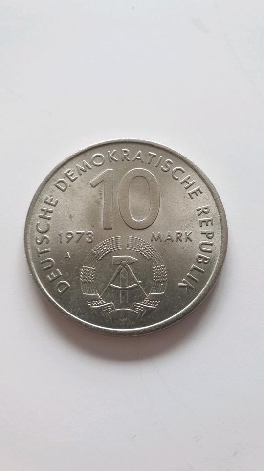 10 DDR Mark 1973/Nachlass in Detmold