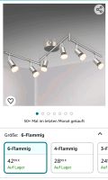 LED Deckenleuchte, 6 Flammig LED Deckenstrahler Schwenkbar Chrom Schleswig-Holstein - Eggebek Vorschau