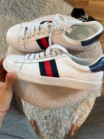 Gucci Ace Web Leder Turnschuhe Schuhe sneaker gr 37 Baden-Württemberg - Karlsruhe Vorschau
