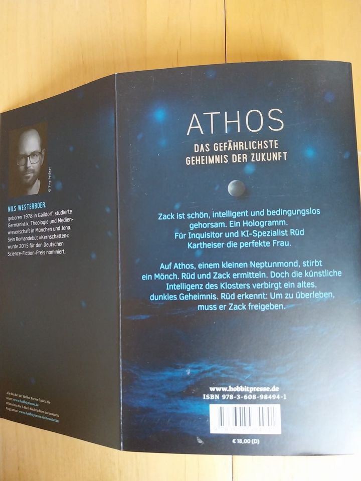 Buch / Roman „ATHOS 2643“ in Wipfeld