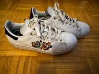 Stan Smith Adidas Turnschuhe Sneaker Blumen Weiß bunt Gf. 40 Schleswig-Holstein - Reinbek Vorschau