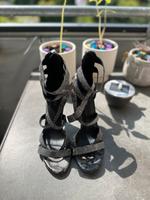 High Heels in Schlangenleder Optik mit Glitzer Sachsen - Pegau Vorschau