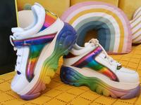 Neu Buffalo Leather White/Rainbow Echtleder Niedersachsen - Wunstorf Vorschau