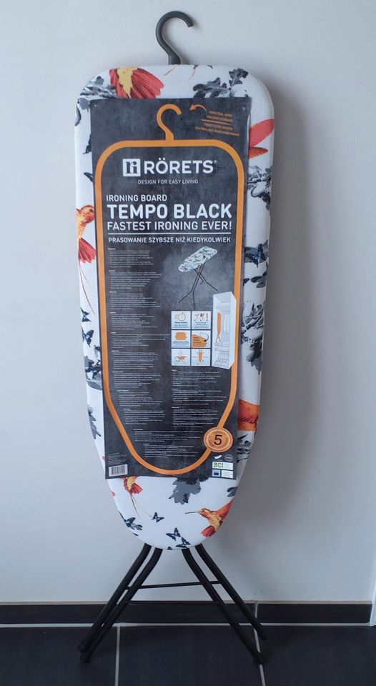 Rörets Ironing Board Tempo Black (Bügelbrett) - NEU!! in Tostedt