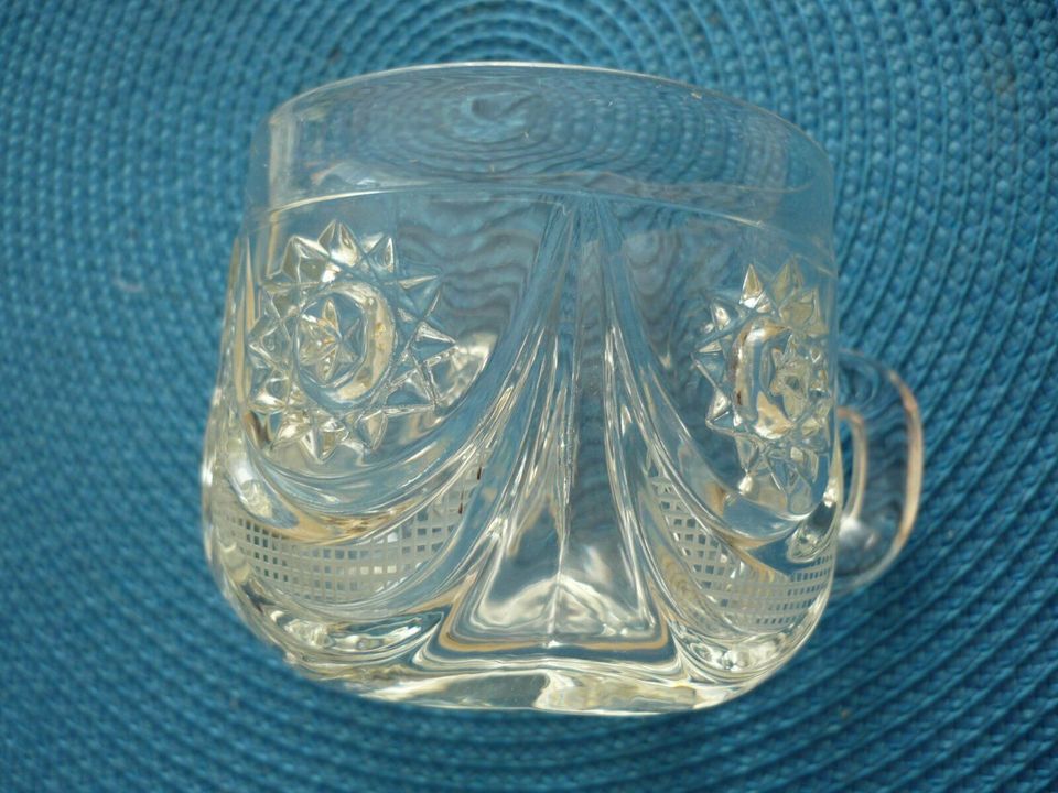 Glas Bowle Set von Walther Glas Serie Juwel mit 12 Gläser in Kuppenheim