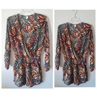 H&M Jumpsuit Overall Einteiler Kleid Gr M 38 Orange schwarz bunt Baden-Württemberg - Oberkirch Vorschau