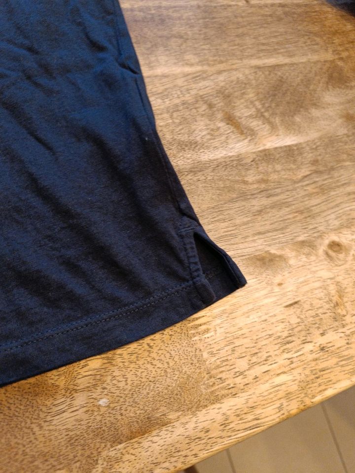 T-Shirt dunkelblau mit Herz in silber Gr. L Esprit in Wolbeck