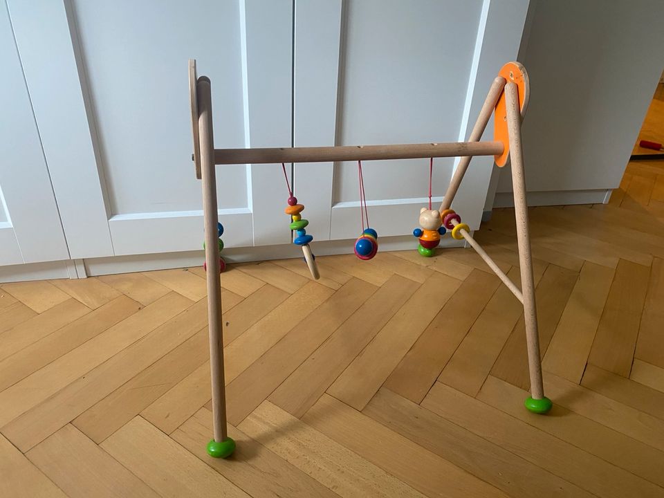 Spielbogen; Trapez, Babygym Holz in Stuttgart