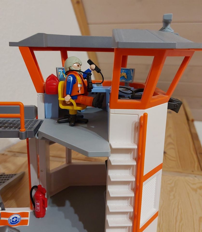 PLAYMOBIL - Küstenwachstation mit Leuchtturm Rettungsstation in Schwalmtal