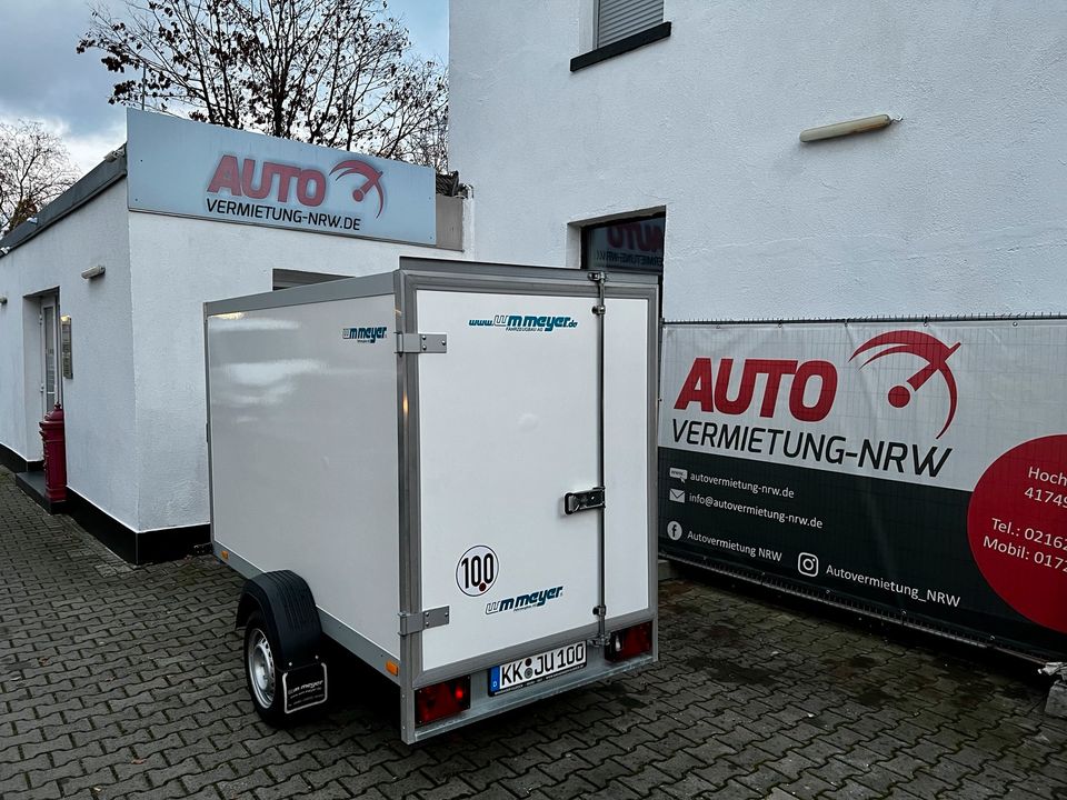 Koffer PKW Anhänger FÜHRERSCHEINFREI 750kg in Viersen