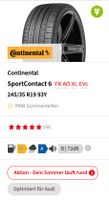 1x Conti Sport Contact 6 AO Sommerreifen 245/35 R19 93Y NEU München - Schwabing-West Vorschau