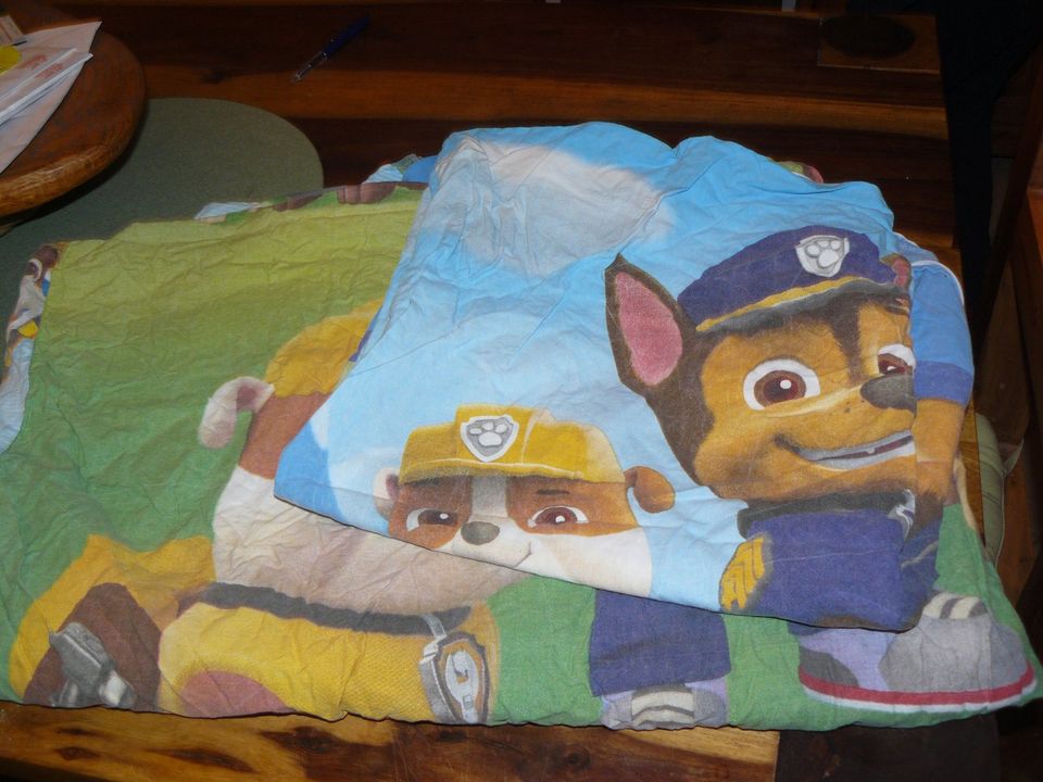 3x Kinder bettwäsche 135x 200 Paw Patrol,Bob der Baummeiser,Baust in Jesteburg