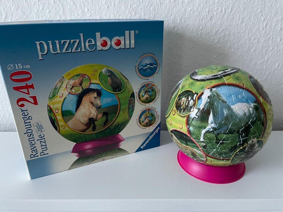 Puzzle Ball Pferdemotiv Vollständig in Heidelberg