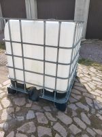 IBC 1000L Tank Regenwasser / Brennholzgitter ohne Ablaufgarnitur Sachsen - Striegistal Vorschau