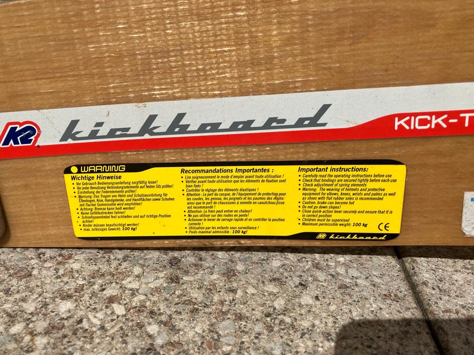 K2 Kickboard das Original Kick Two Roller, Trittbrett in Wolfsburg