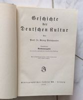 Geschichte der Deutschen Kultur Volksausgabe Hamburg - Bergedorf Vorschau