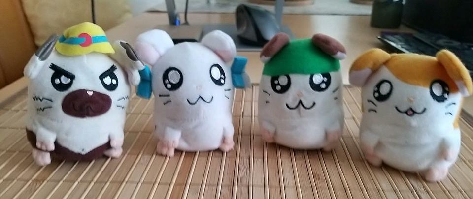 SAMMLER aufgepasst!!! - 2 Hamtaro McDonalds Plüschfiguren,wie neu in Königslutter am Elm