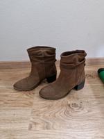 Damen Stiefel braun ungefüttert, perfekt für Frühling Bayern - Osterberg Vorschau