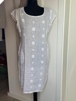 Leinenkleid Italy weiss L / 40 / 12 • Sehr gut • Made In Italy_ Bayern - Pliening Vorschau