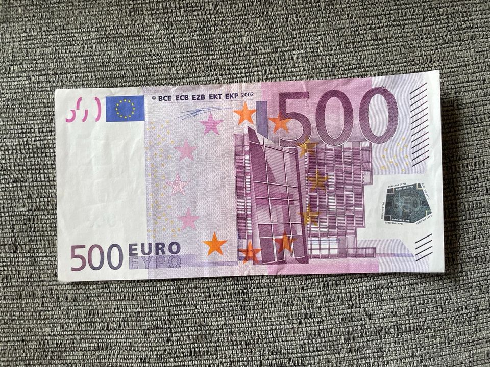 500 € Euro Schein Selten 2002 in Duisburg