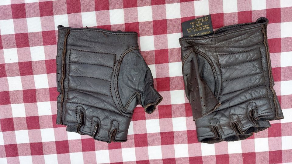 Harley Davidson Handschuhe, fingerlos, braun, Größe S - gebraucht in München