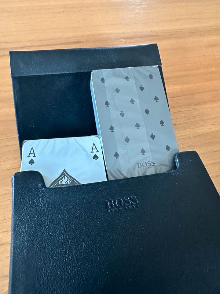 Hugo Boss Spielkarten, Poker, neu OVP, 100% original in Mittenwald