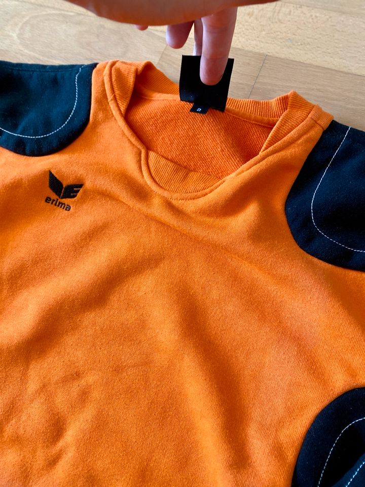 Erima Sweatshirt Pullover 152 Orange Vereinssport in Karlsfeld