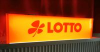 Retro LOTTO Reklame Schild Restauriert | Leucht Reklame Baden-Württemberg - Angelbachtal Vorschau