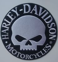 Harley Davidson HD Skull Patch 23 cm Aufnäher USA MC #23 NEU Thüringen - Apolda Vorschau