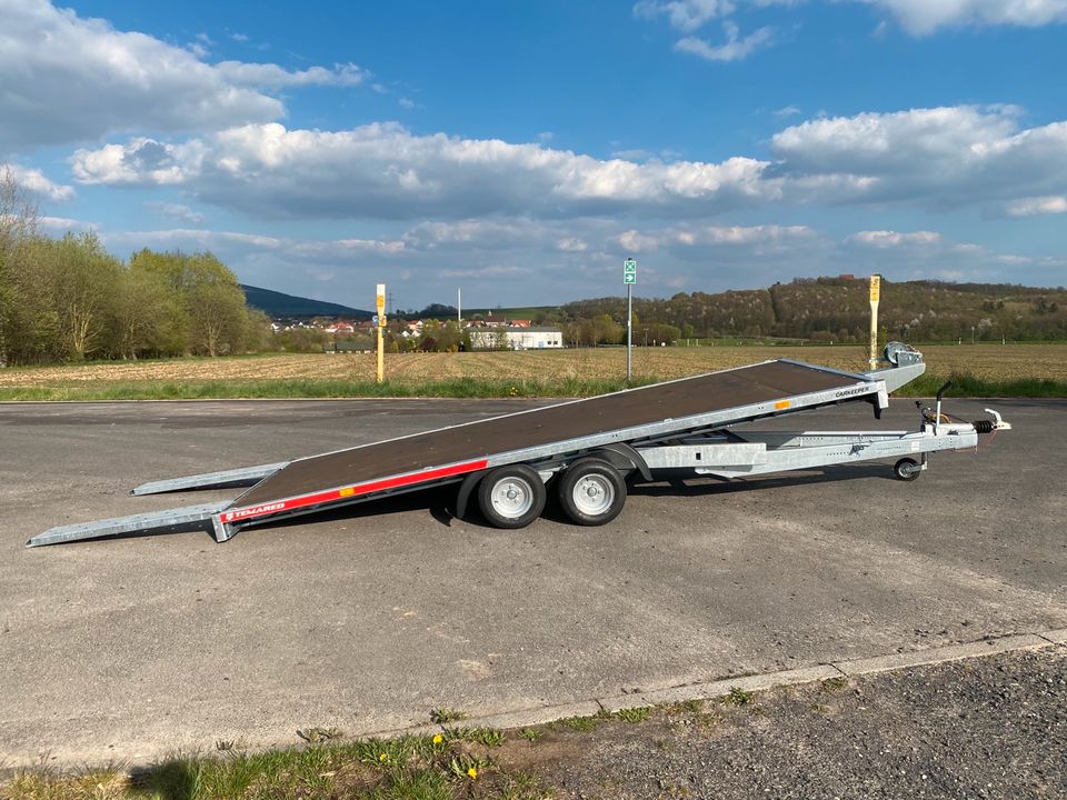 Vermietung Autotrailer Autotransport Anhänger 3,0t in Eiterfeld