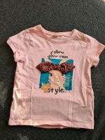 Next T-Shirt Bunny Gr 4-5 Hase Schleife Animalprint Leoprint rosa Bayern - Mömbris Vorschau