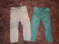 2 Kinder Jeans Hosen weiß/grün Größe 104 Berlin - Pankow Vorschau