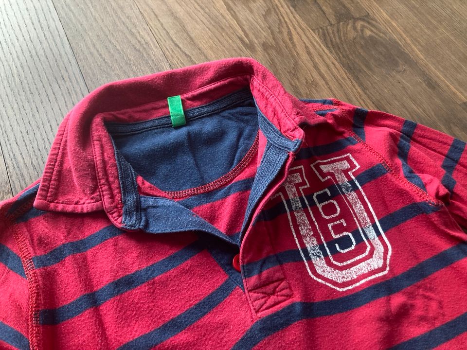 Langarmshirt benetton Jungen 110 in Bad Herrenalb