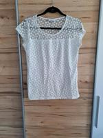 T-Shirt weiß Spitze Damen Gina 42 Bayern - Oberbergkirchen Vorschau