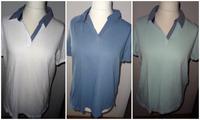 Cecil L weiß mintgrün blau Stretch Polo Shirt T-Shirt Basic Bayern - Neumarkt i.d.OPf. Vorschau