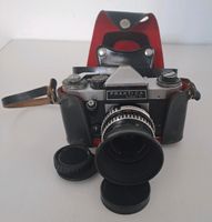 Praktica Super TL mit Jena Objektiv Kamera Fotoapparat Retro 8 Brandenburg - Teltow Vorschau