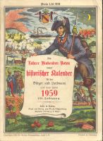 „DES LAHRER HINKENDEN BOTEN NEUER HISTORISCHER KALENDER..." 1959 Bayern - Ochsenfurt Vorschau