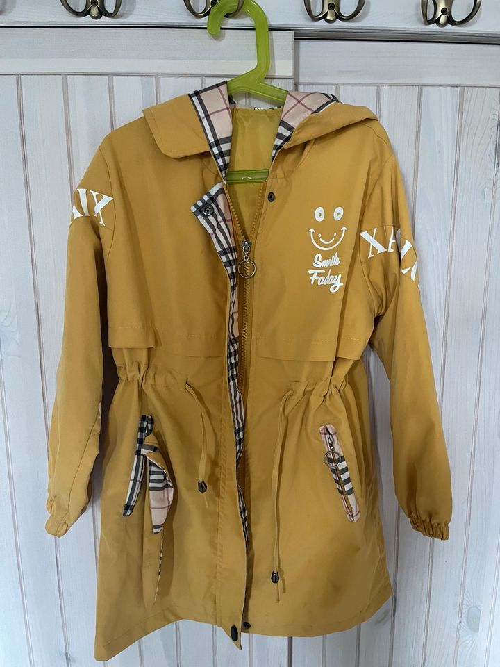 Sommerjacke Übergangsjacke gelb Größe 140 in Wees