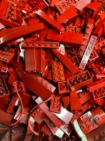 200 Lego Teile Steine Dark red dunkelrot Konvolut rot Sonderteile Nordrhein-Westfalen - Rahden Vorschau